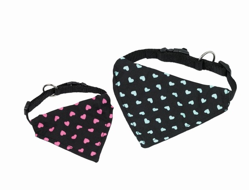 [NB7809015] Kraag met bandana l: 20-30 cm; b: 10 mm roze