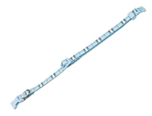 [NB7820106] Kraag tartan l: 20-35 cm; b: 10 mm licht blauw