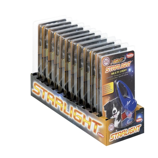 [NB78223] Glanzende clip "MULTI LIGHT" display 12 st. 