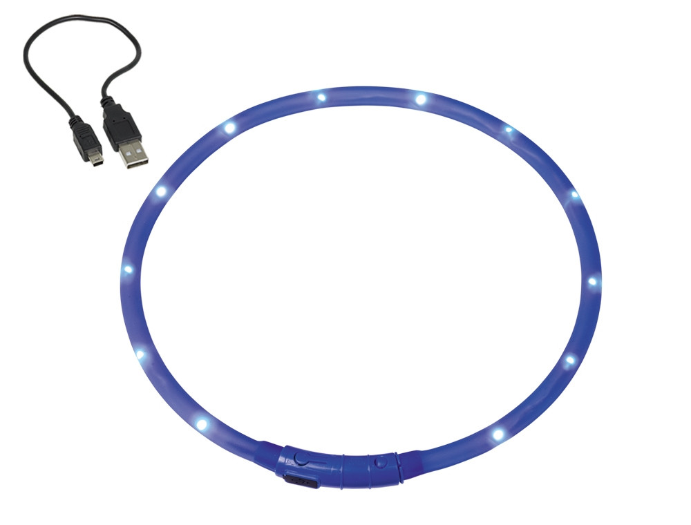 LED-lichtsnoer ZICHTBAAR 10 mm; 70 cm blauw
