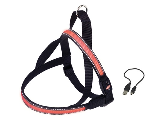 [NB7823801] NOORSE Harnas "FLASH MESH" L: L: 70-85 cm + 52; B: 30 mm rood