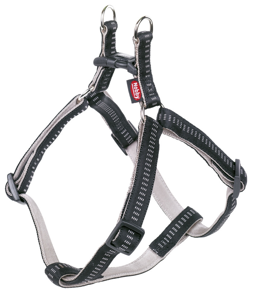 Harnas "Softgrip" borst: 30-40 cm; b: 10 mm zwart