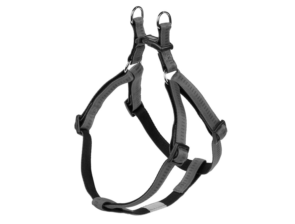 Harnas "Softgrip" borst: 30-40 cm; b: 10 mm donker grijs / zwart