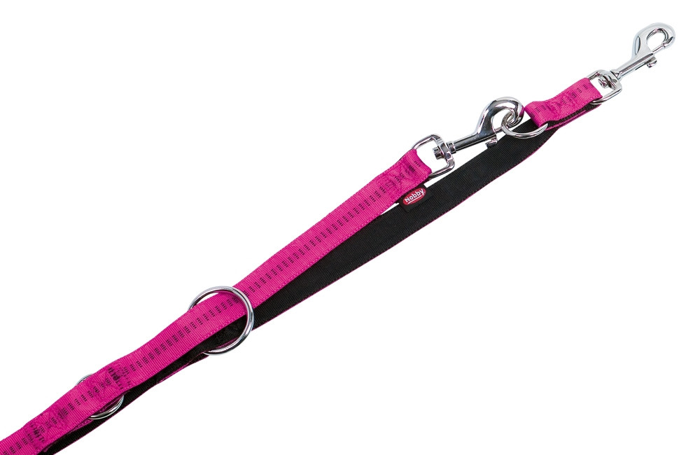 Trainingslijn "Soft Grip" l: 200 cm; b: 10 mm fuchsia / zwart