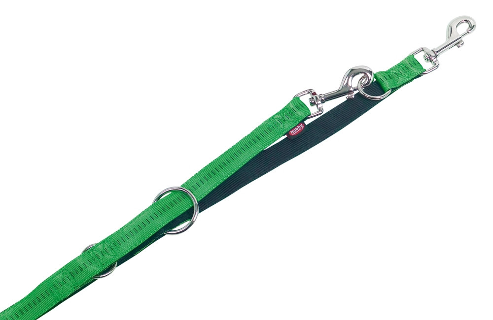 Trainingslijn "Soft Grip" l: 200 cm; b: 10 mm licht groen / bruin