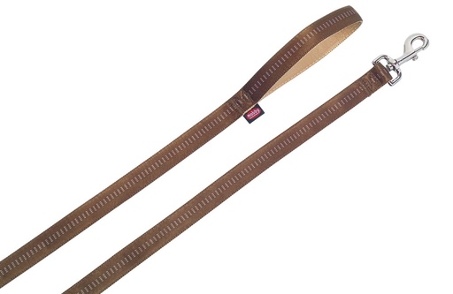 [NB7850823] Lijn "Softgrip" l: 120 cm; b: 10 mm bruin