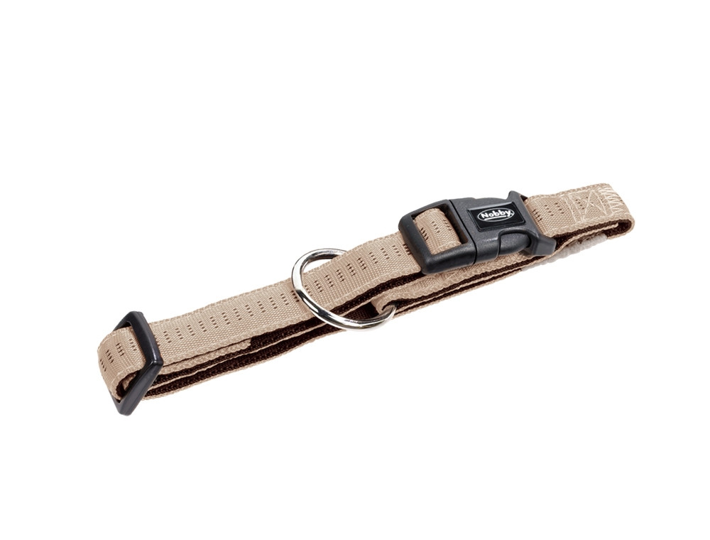 Kraag "Softgrip" l: 25/35 cm; b: 15 mm beige-chocolade