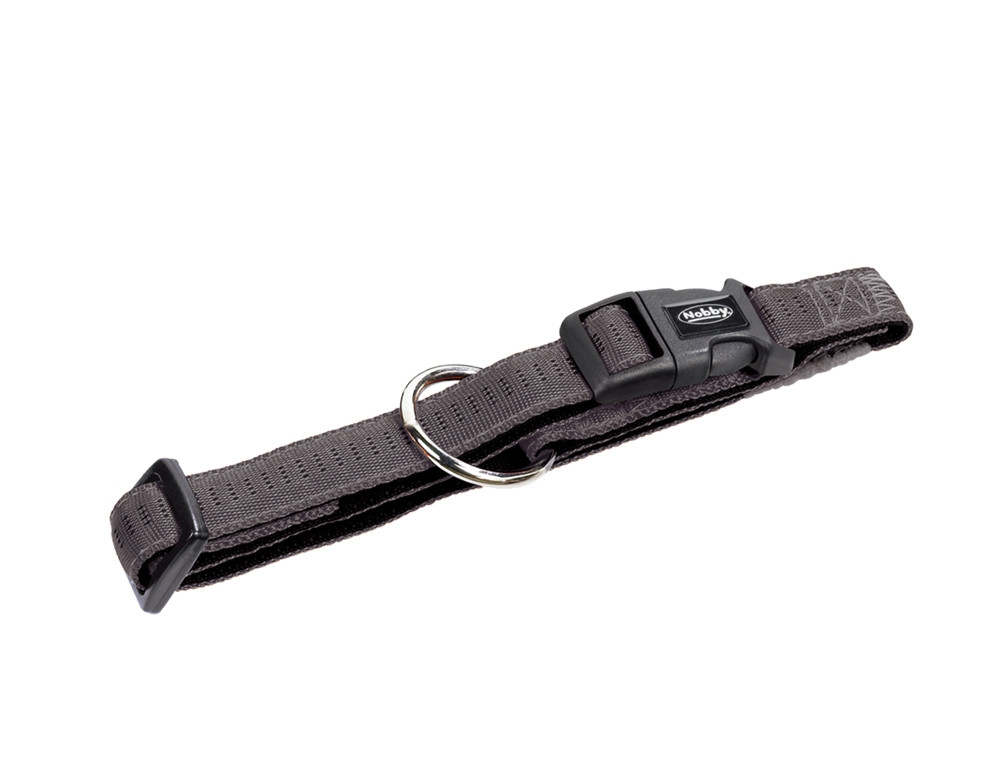 Kraag "Softgrip" l: 30/45 cm; b: 20 mm donker grijs / zwart