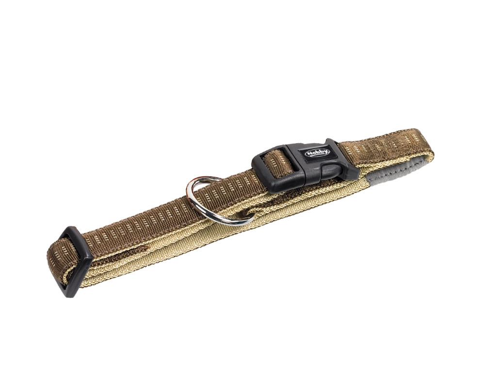 Kraag "Softgrip" l: 50/65 cm; b: 25 mm bruin