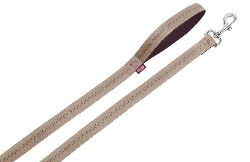 Lijn "Softgrip" l: 120 cm; b: 20 mm beige-chocolade