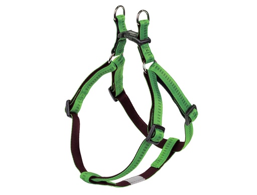 [NB7852284] Harnas "Softgrip" borst: 60/86 cm; b: 25 mm licht groen / bruin