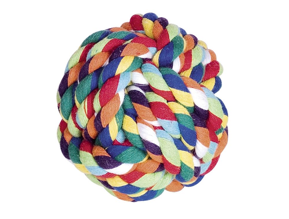 Touwspeelgoed, bal  10,0 cm; 280 g 