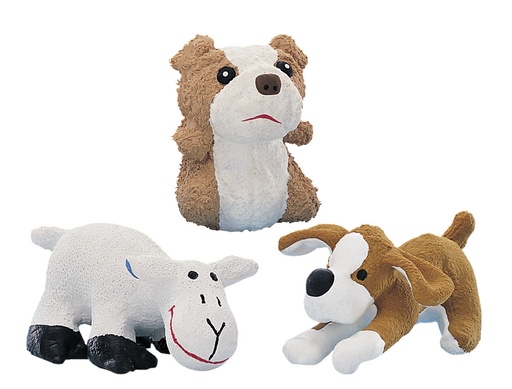 [NB79586] Latex hond, beer, schaap 5 - 7 cm 
