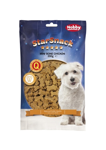 [NB79775] StarSnack “Mini Bones Kip” zak; 200 g 