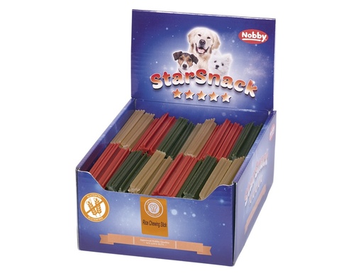 [NB79787] StarSnack Rijstkauwstick display 150 st; 12 cm 