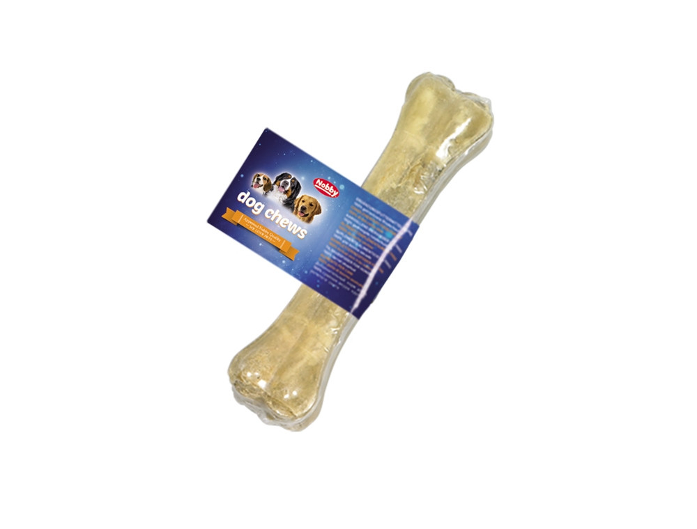 Bot van ongelooide huid geperst 1 piece; 21,5 cm; 230 g 