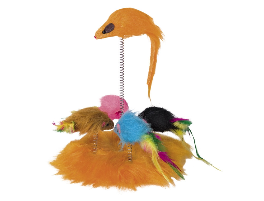 Speelveld voor katten 15 cm oranje