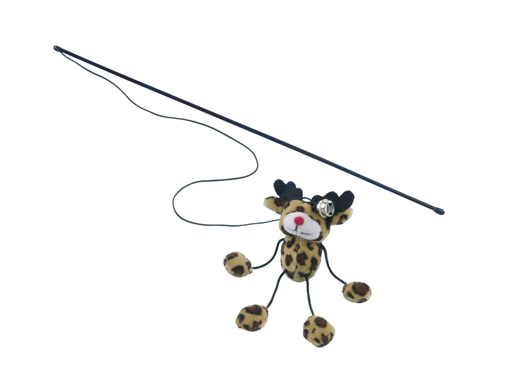 Hengel met pluche figuur