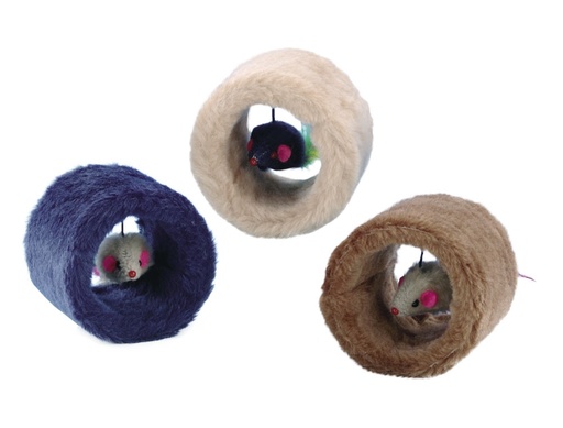 [NB80075] Pluche rol  7 x 9 cm Mix kleuren