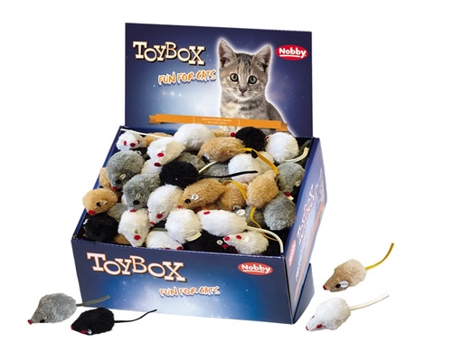 [NB80110] Pluche muis kort haar pluche