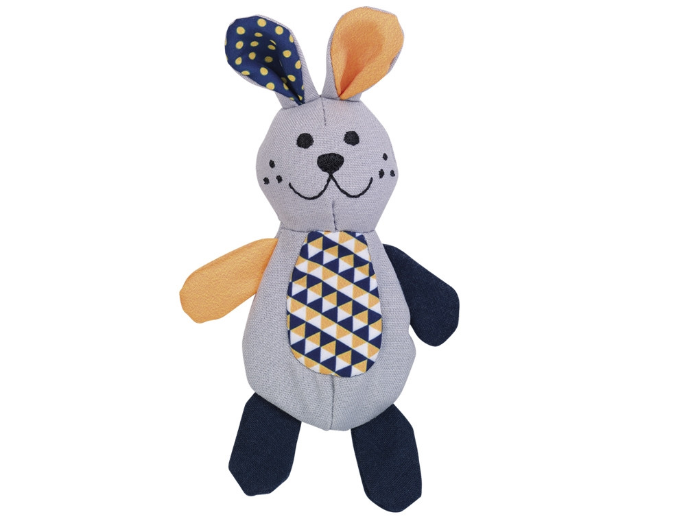 Stoffen konijn met kattenkruid