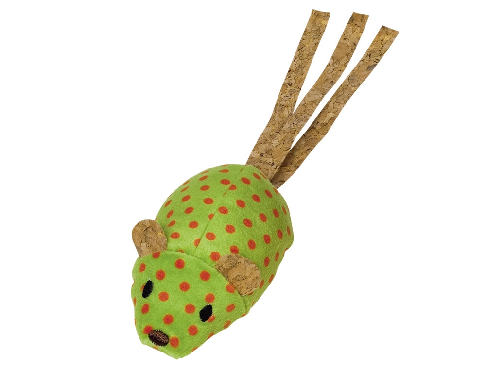 Pluche muis met kattenkruid