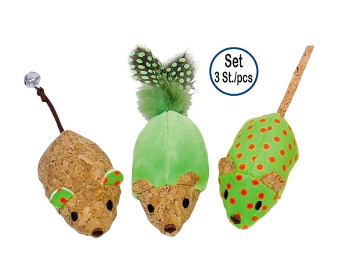 [NB80267] Pluche muisjes met kattenkruid