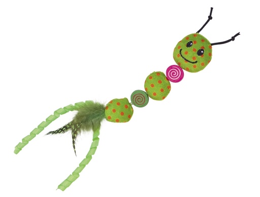 [NB80273] Pluche worm met kattenkruid