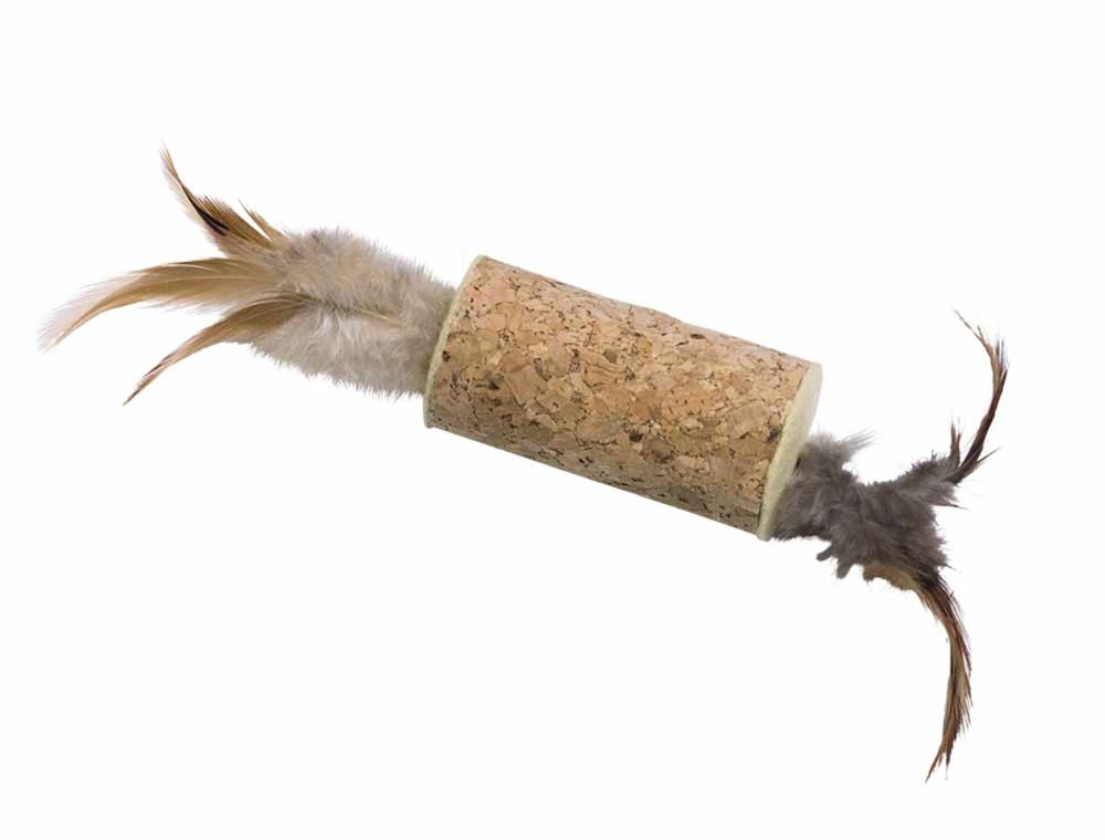 Kurken cilinder met rammelaar