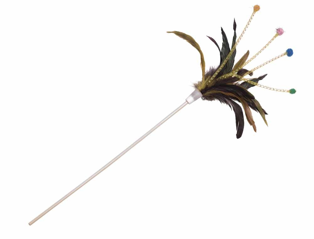 Kattenblad stok: 47 cm; toy: 18 cm 