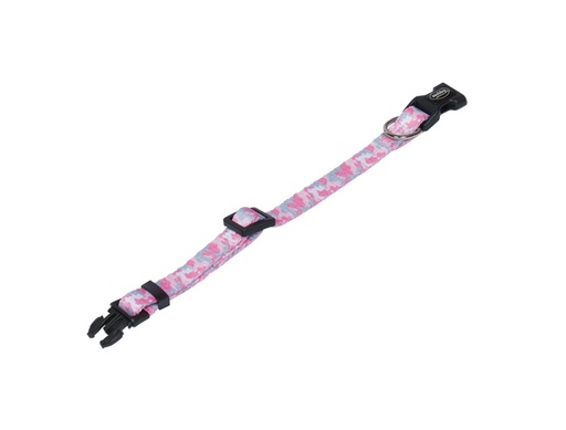 [NB8040015] Kraag "Camouflage" l: 13-20 cm; b: 10 mm roze