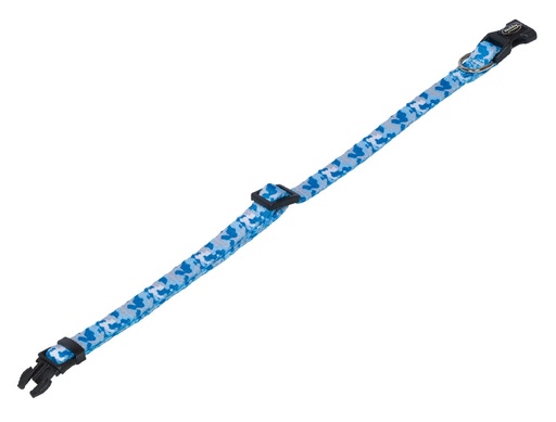 [NB8040132] Kraag "Camouflage" l: 20-35 cm; b: 10 mm licht blauw