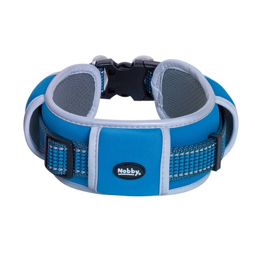 [NB8043232] Kraag "Kalea" l: 45-75 cm, b: 25 mm licht blauw