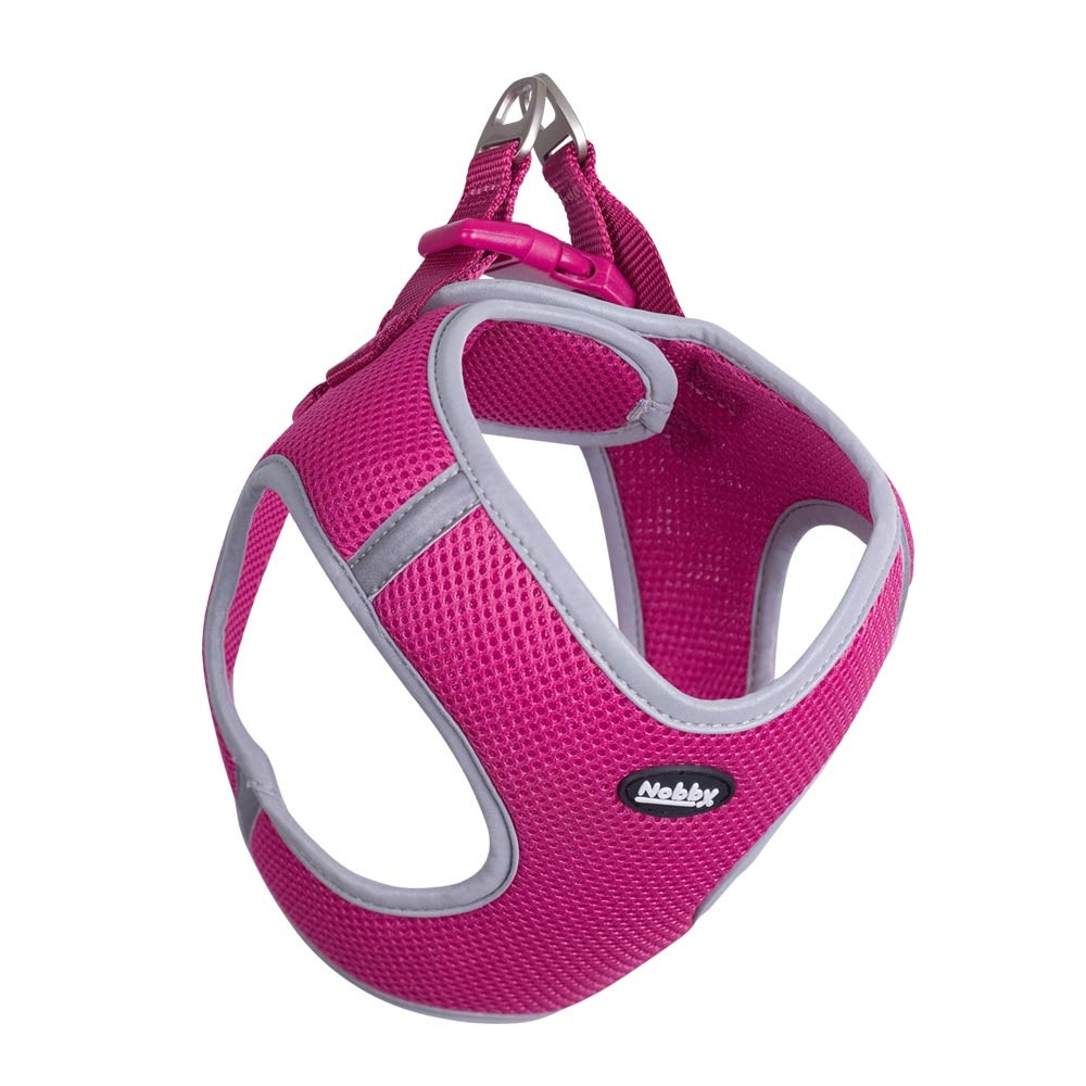 Netharnas "DELIGHT" XXS: borst: 20-25 cm, taille: 30-35 cm, 10 mm raspberry