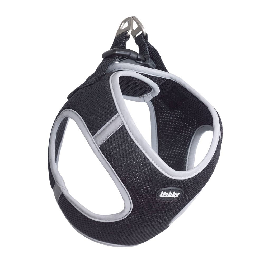 Netharnas "DELIGHT" M: borst: 38-43 cm, taille: 45-50 cm, 20 mm zwart