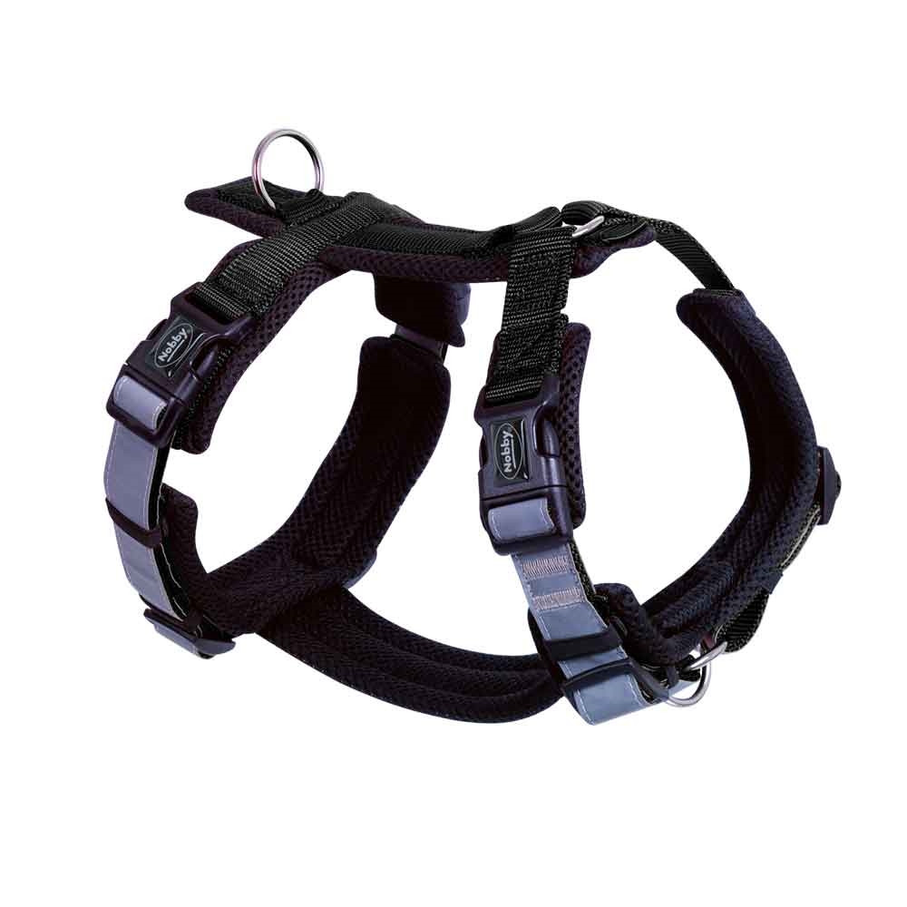 Harnas "DAGELIJKS WANDELCOMFORT" XL: borst: 48-68 cm, taille: 69-97 cm zwart