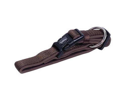 [NB8052223] Kraag "Klassieke Preno" L: 30-45 cm; b: 20/25 mm bruin/bruin