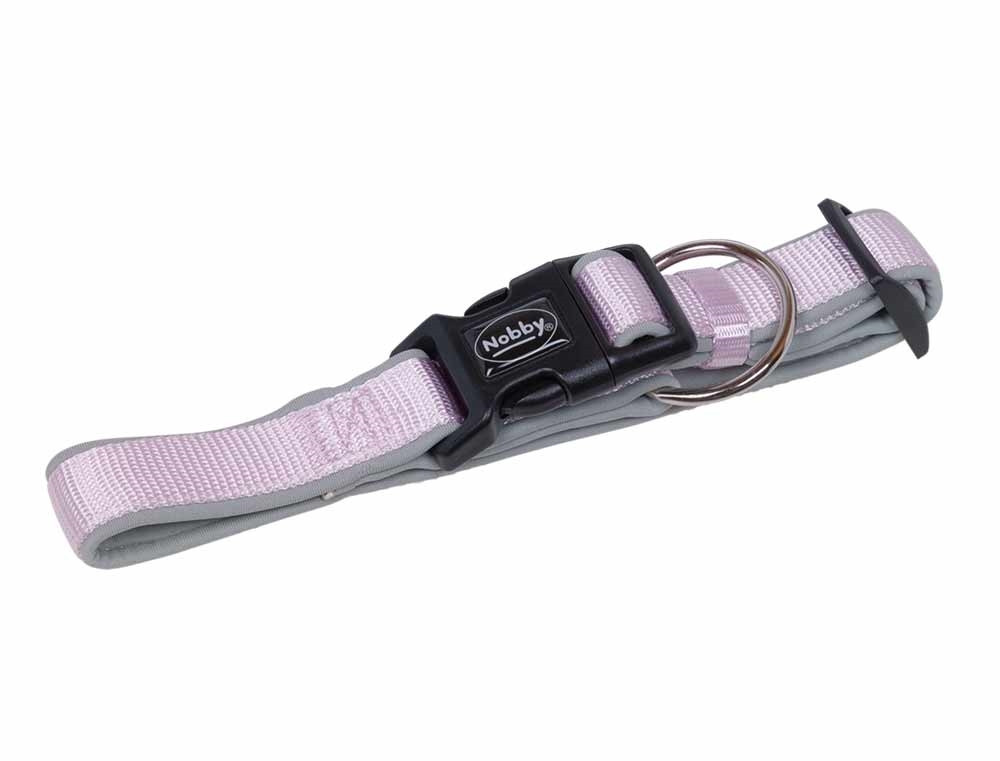 Kraag "Klassieke Preno" L: 30-45 cm; b: 20/25 mm lila