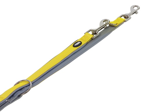 [NB8053065] Trainingslijn "Classic Preno" L: 200 cm; b: 25/35 mm geel/grijs