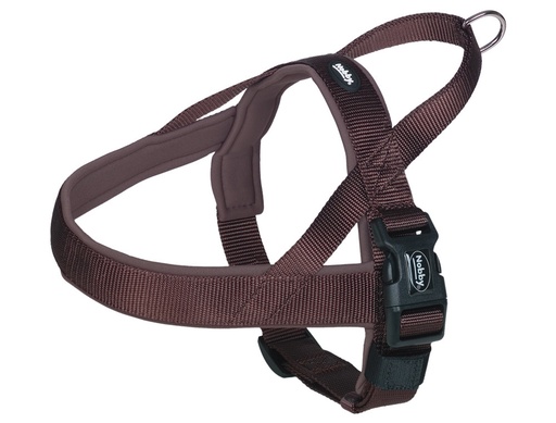 [NB8053123] NOORSE Harnas "Classic Preno" L: 38-50 cm + 36 cm; b: 20/25 mm bruin/bruin