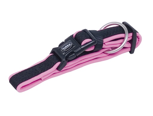 [NB8054215] Kraag "Mesh Preno" L: 30-45 cm; b: 20/25 mm roze