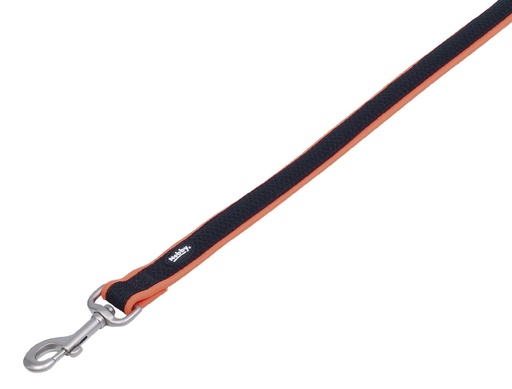 [NB8054604] Lijn "Mesh Preno" L: 120 cm; b: 20/25 mm neon oranje