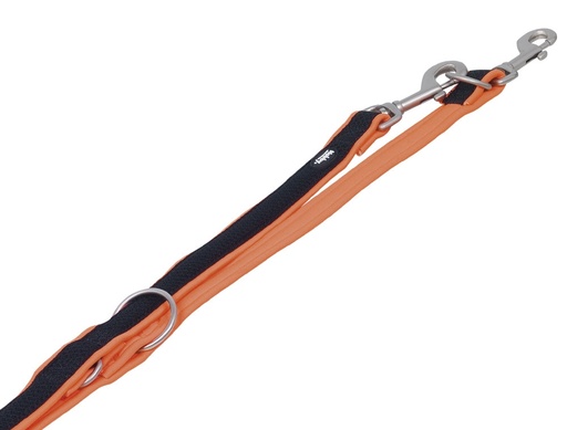 [NB8054804] Trainingslijn "Mesh Preno" L: 200 cm; b: 15/20 mm neon oranje