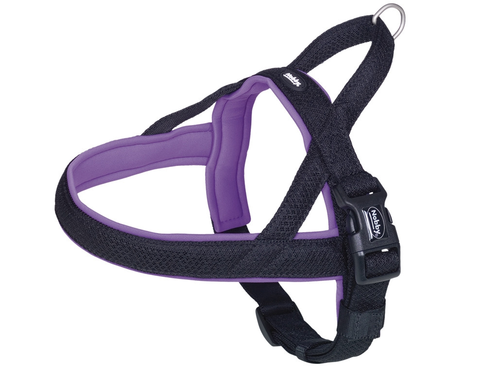 NOORSE Harnas "Mesh Preno" L: 68-85 cm + 54 cm; b: 40/45 mm paars