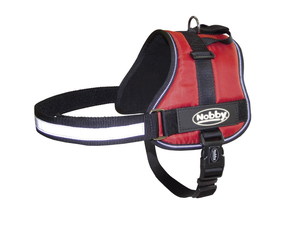 Harnas "SEGURO" taille: 72-90 cm; b: 40 mm rood