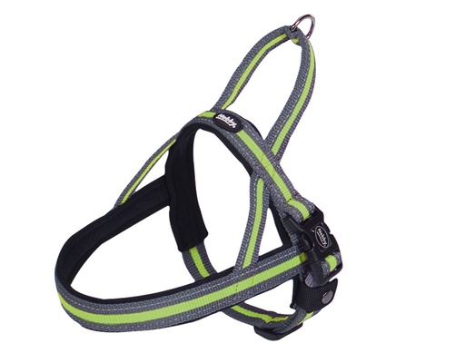[NB8061124] Noors Tuig "Variado" B: 25/35mm; L: 42cm + 50-64 cm neon geel