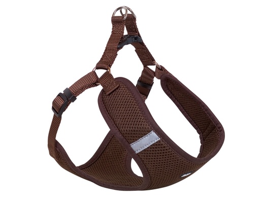 [NB8062323] Harnas "Mesh Reflect" B: 10mm; L: 28-33cm + 32cm bruin