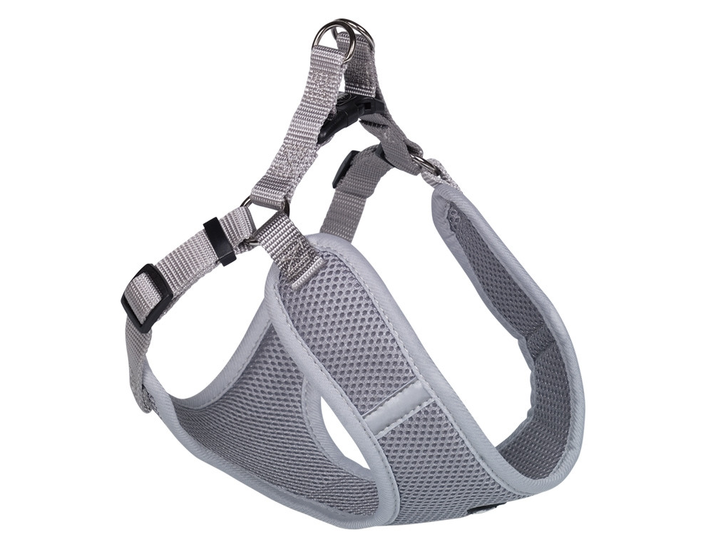 Harnas "Mesh Reflect" B: 10mm; L: 41-46cm + 42cm grijs