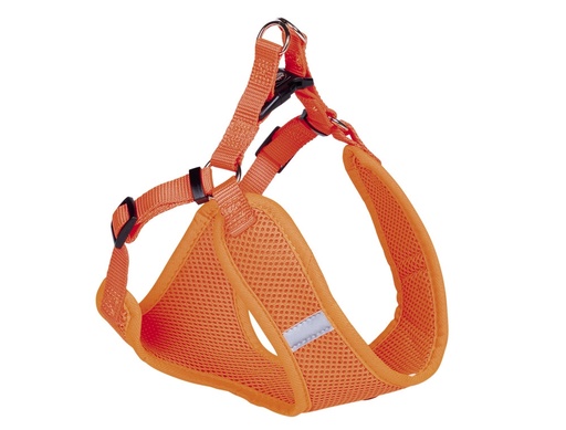 [NB8062704] Harnas "Mesh Reflect" B: 20mm; L: 58-69cm + 54cm neon oranje