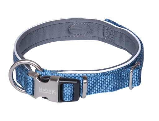 [NB8063006] Kraag "Klassiek Preno Royal" L: 38-47 cm; b: 20/25 mm blauw